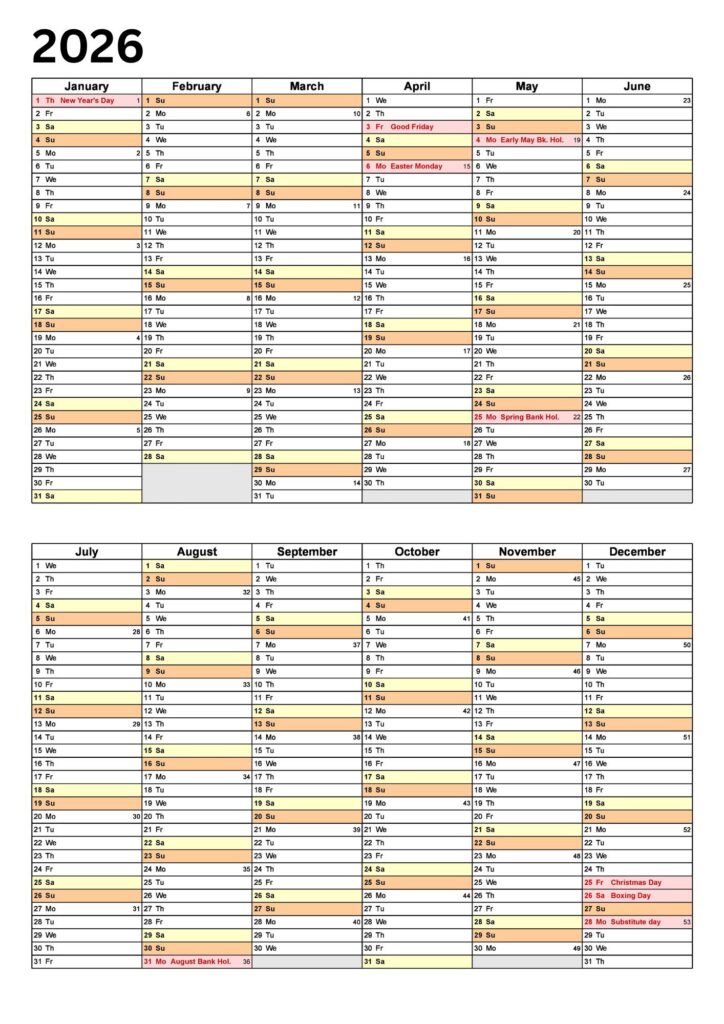Excel Calendar