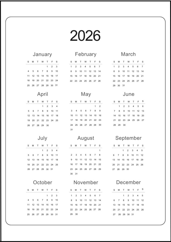 Printable Calendar