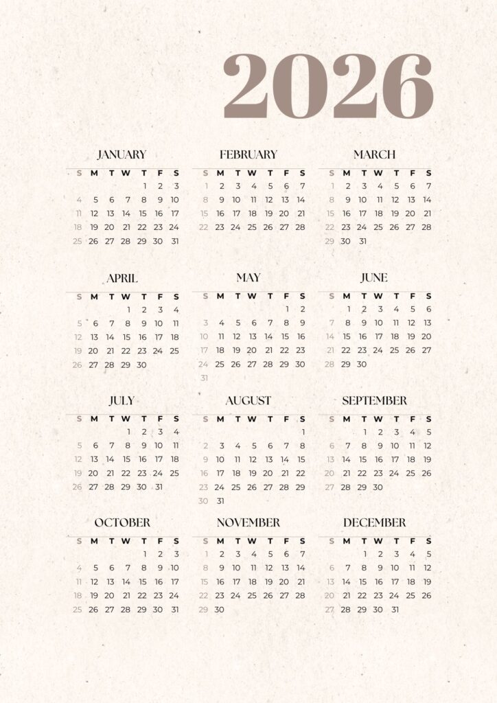 Printable Calendar