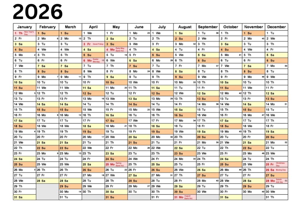Excel Calendar